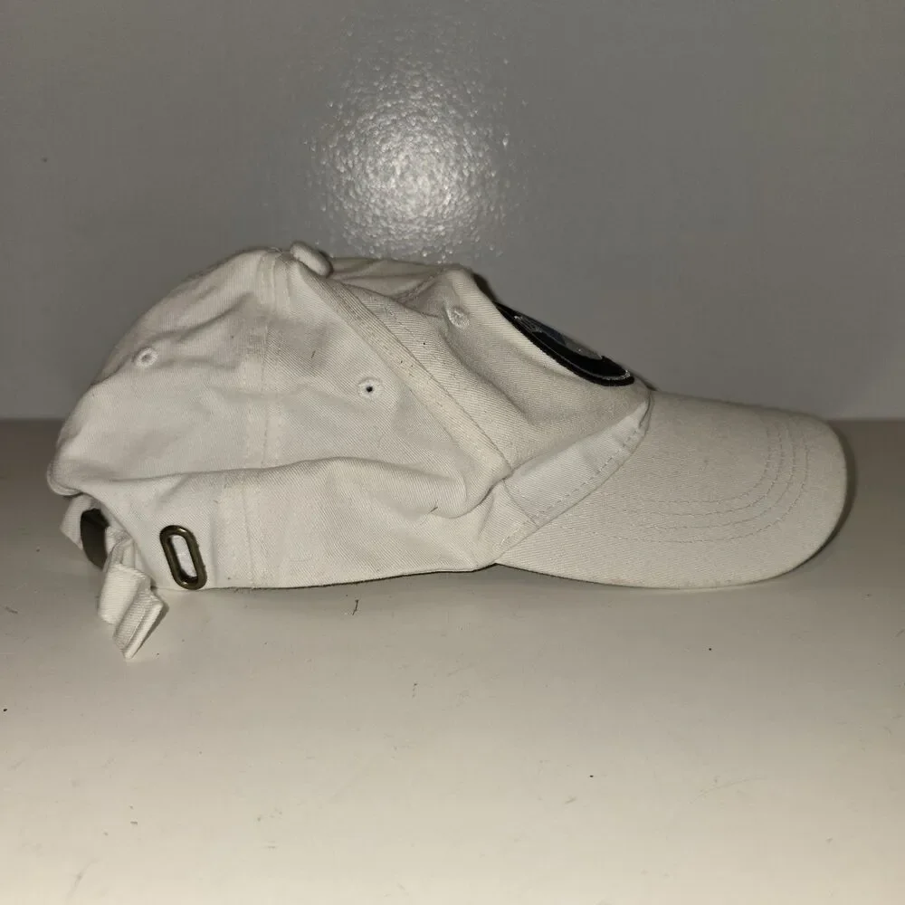 BMW White Hat With Large Logo BMW Adjustable